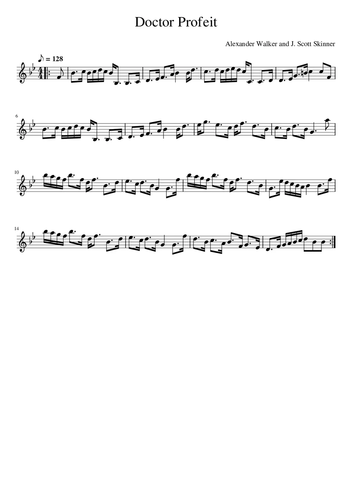 Doctor Profeit - Page 1