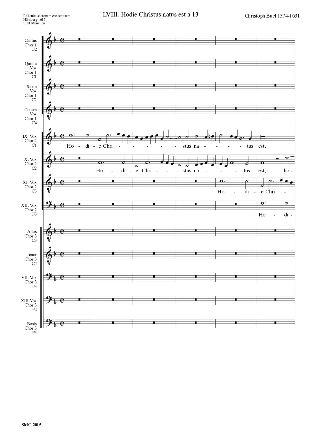 Hodie Christus natus est - Page 1