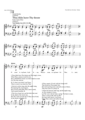 Thou didst leave Thy throne and Thy kingly crown