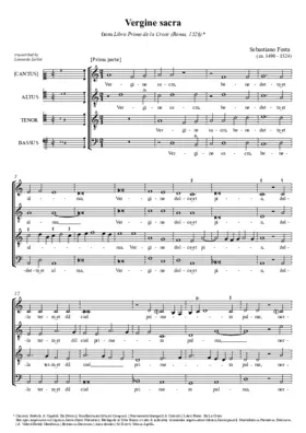 Vergine sacra benedetta