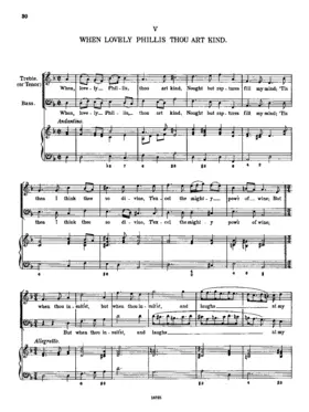 When, Lovely Phyllis, Thou Art Kind