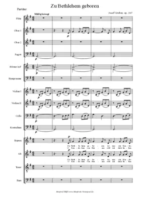Zu Bethlehem geboren
