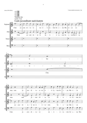 Cum jucunditate nativitatem