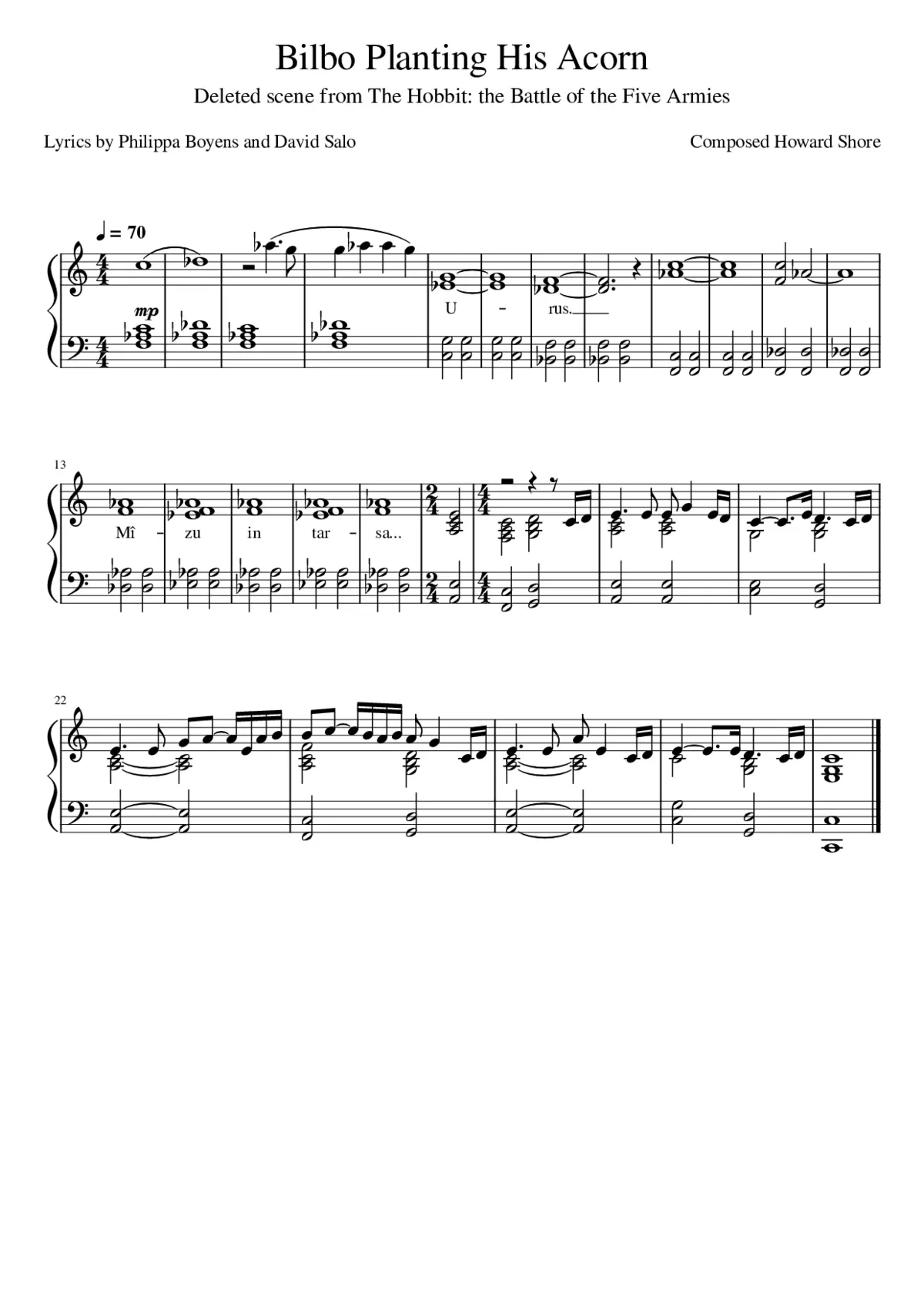 Courage and Wisdom ; Gollum - Page 1