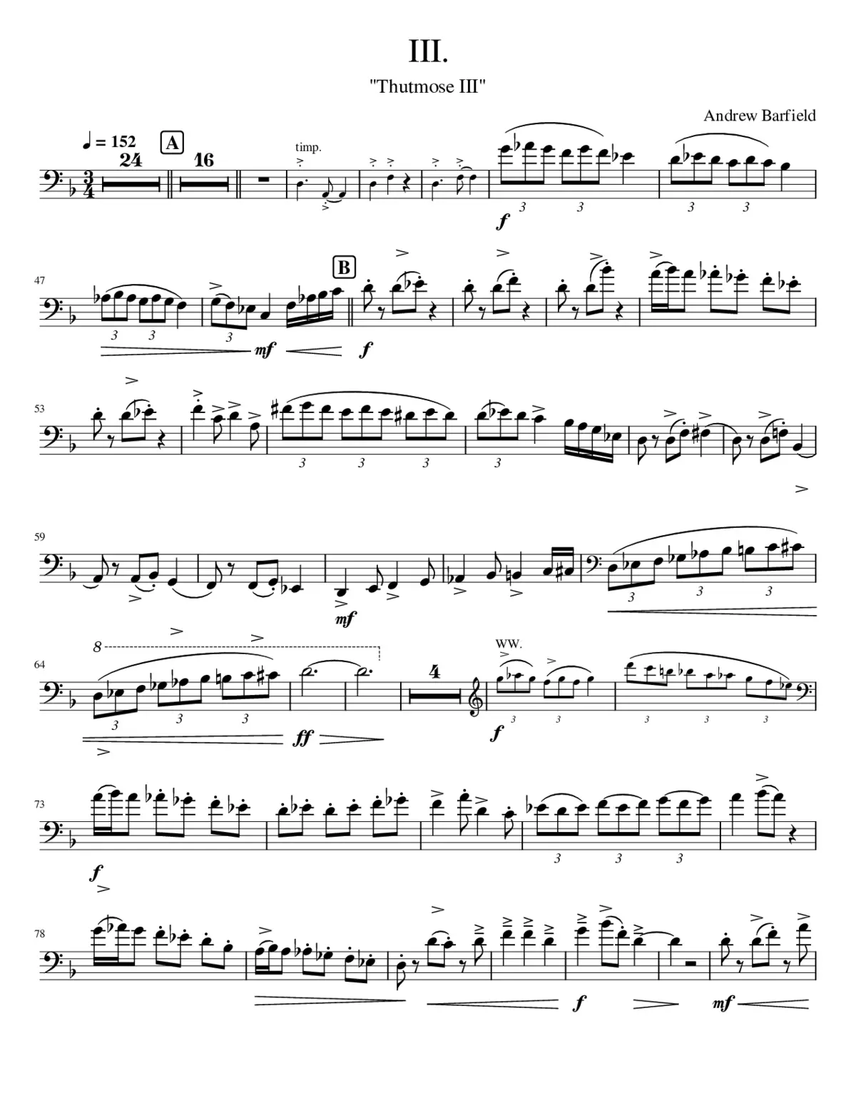 King Thutmose III - Page 1