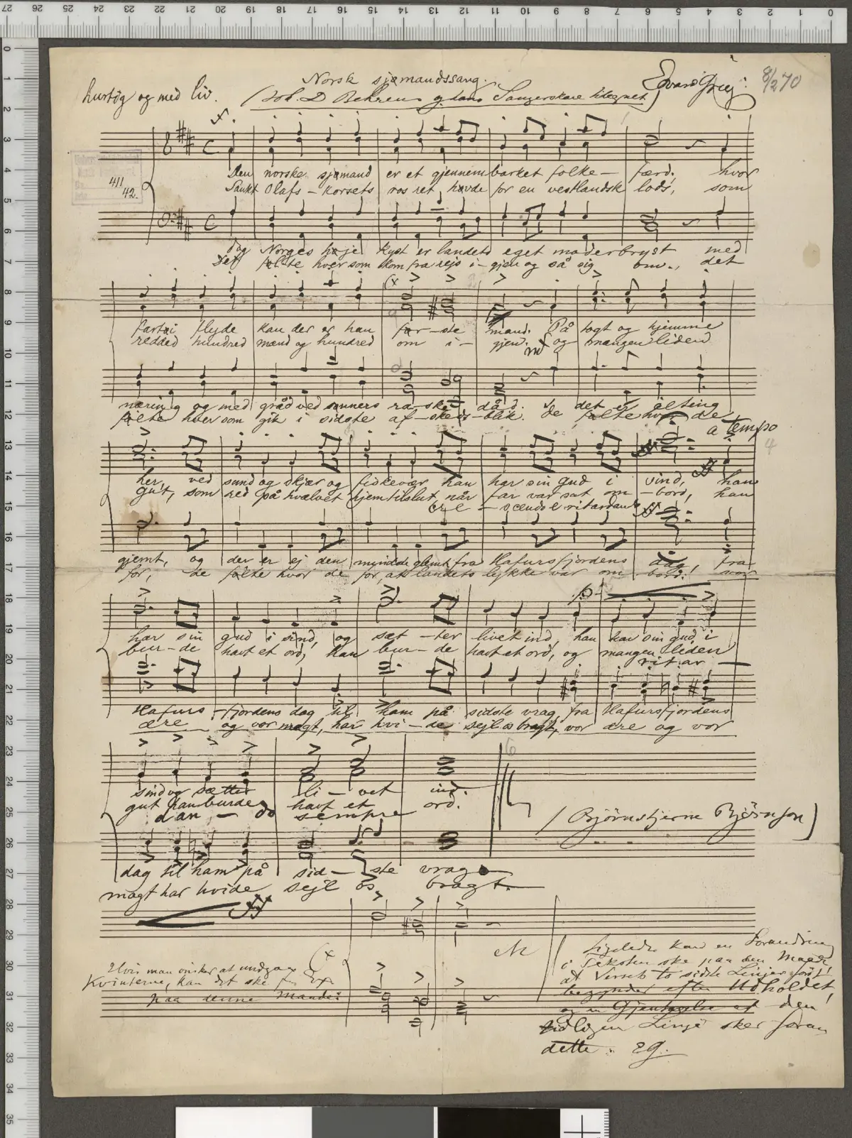 Norsk Sjømandssang - Page 1