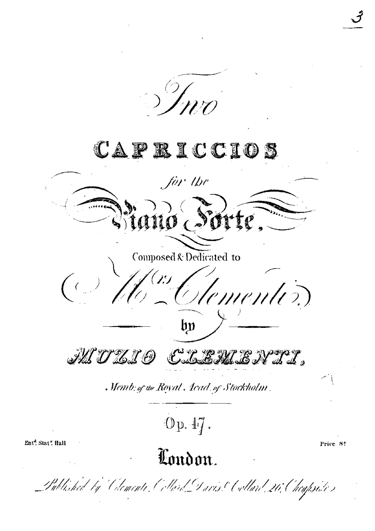 2 Capriccios - Page 1