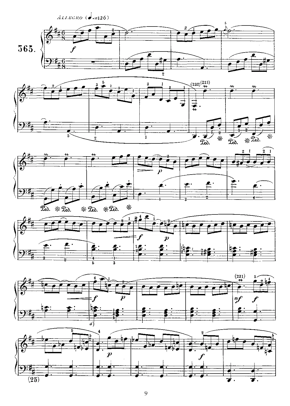 Keyboard Sonata in D major - Page 1