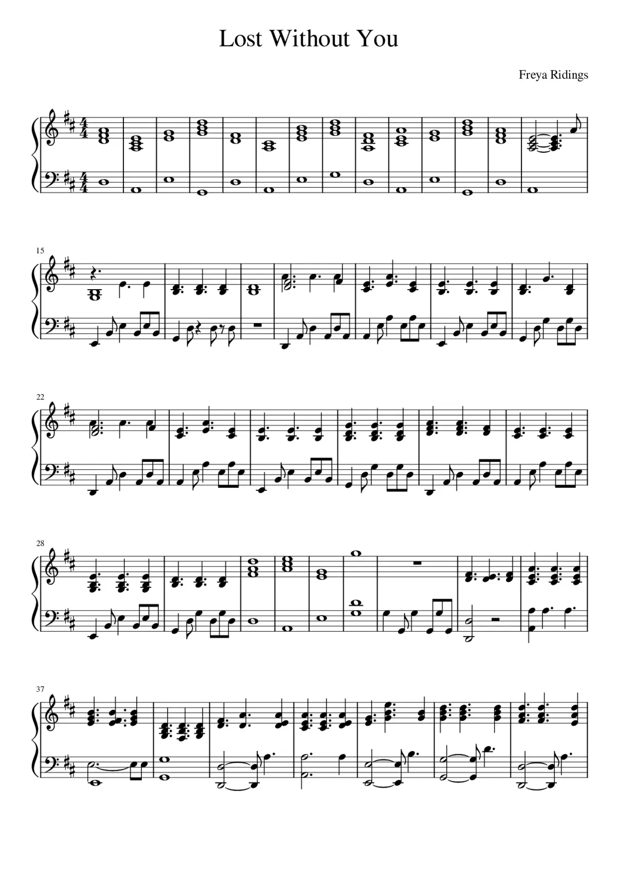 lost without you - Page 1