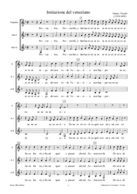 Imitazione del veneziano