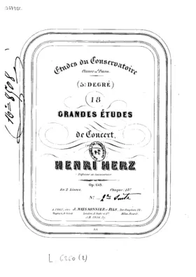 18 Grandes études de concert