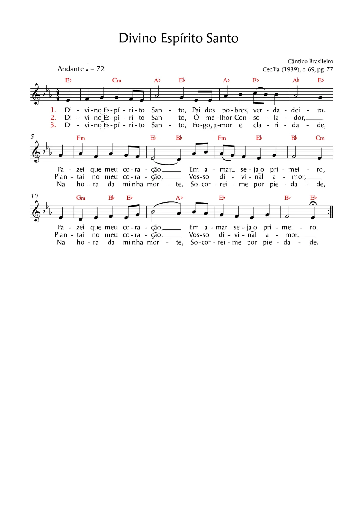 Divino Espírito Santo - Page 1