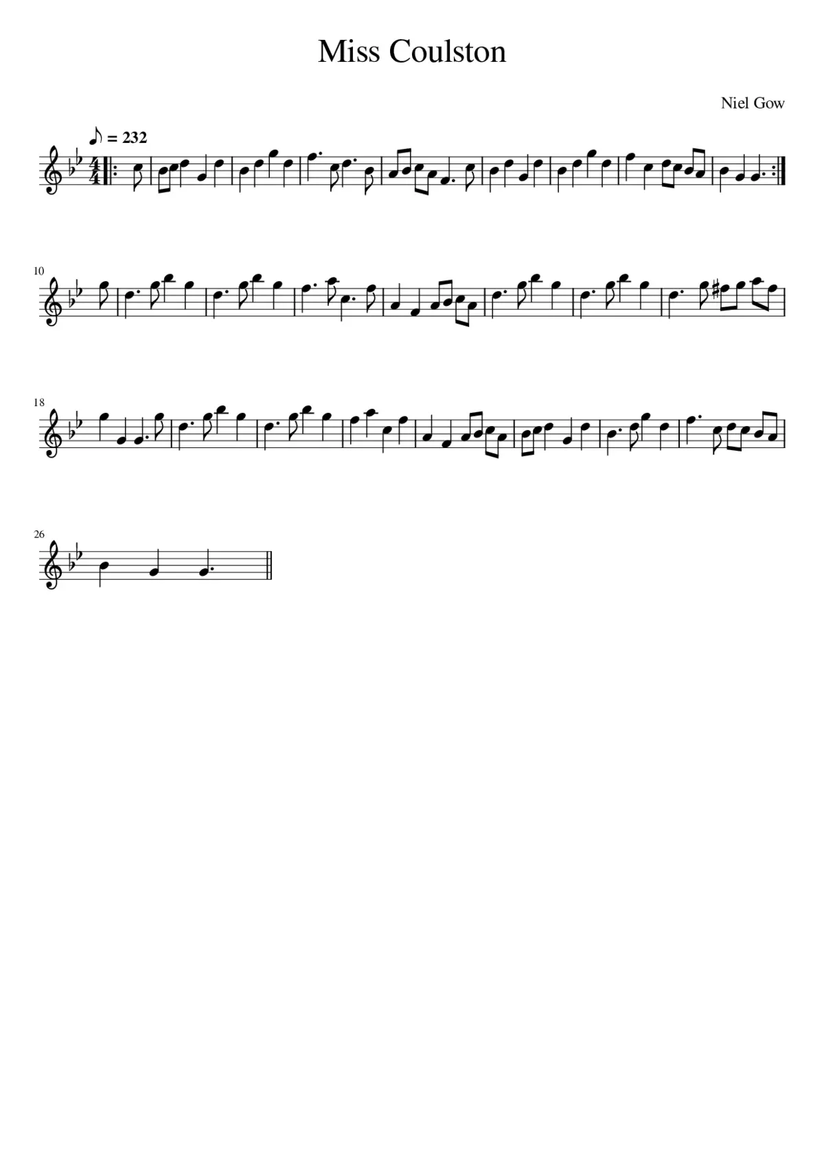 Miss Coulston - Page 1