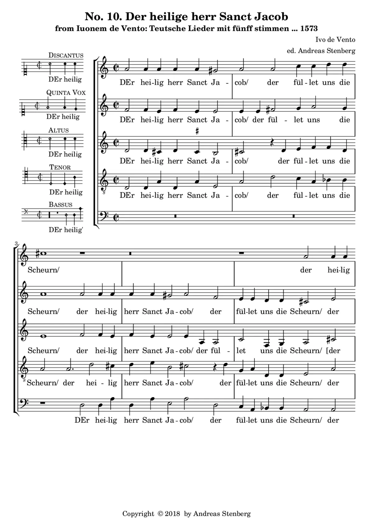 Der heilige herr Sanct Jacob - Page 1