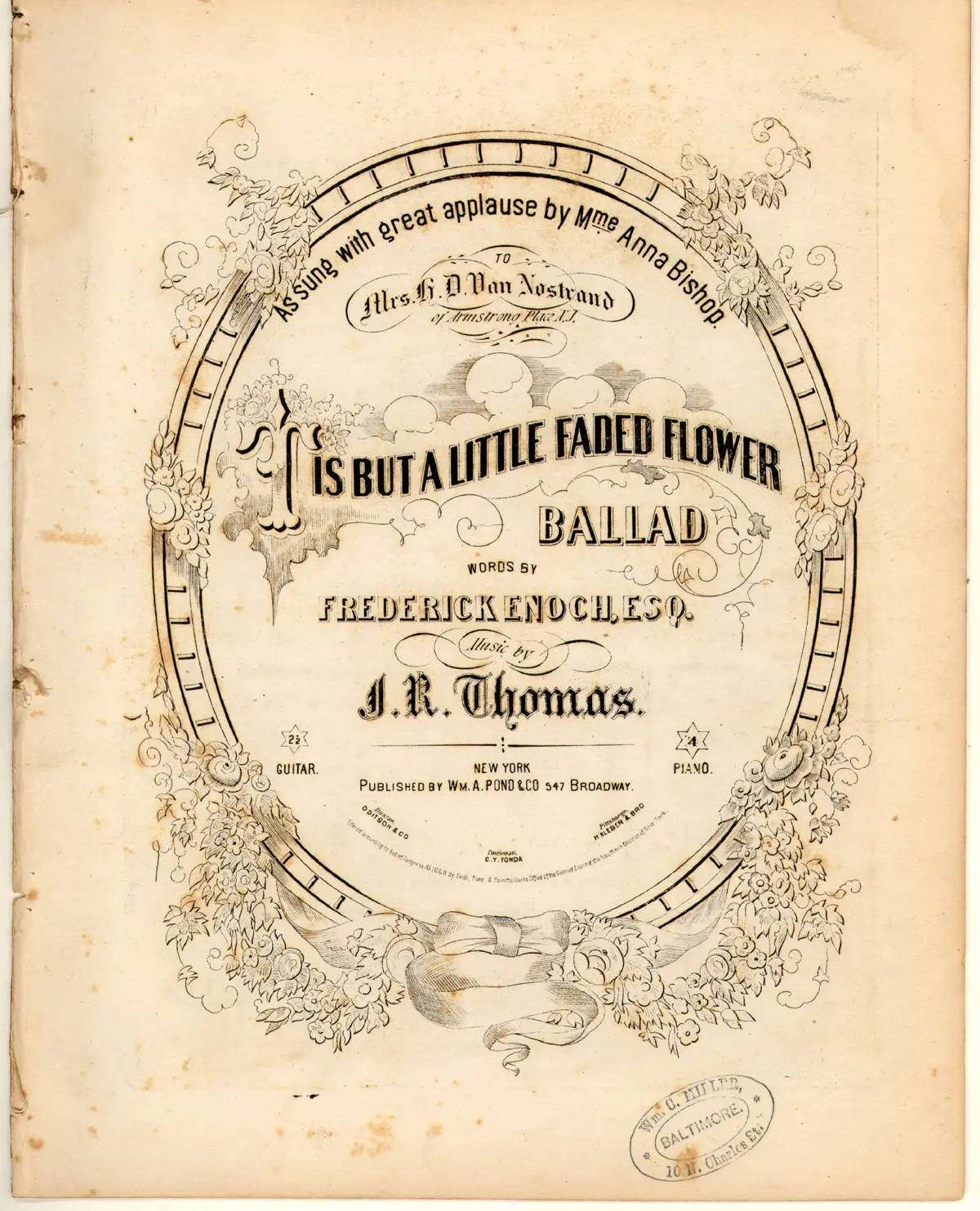 'Tis But a Little Faded Flower - Page 1