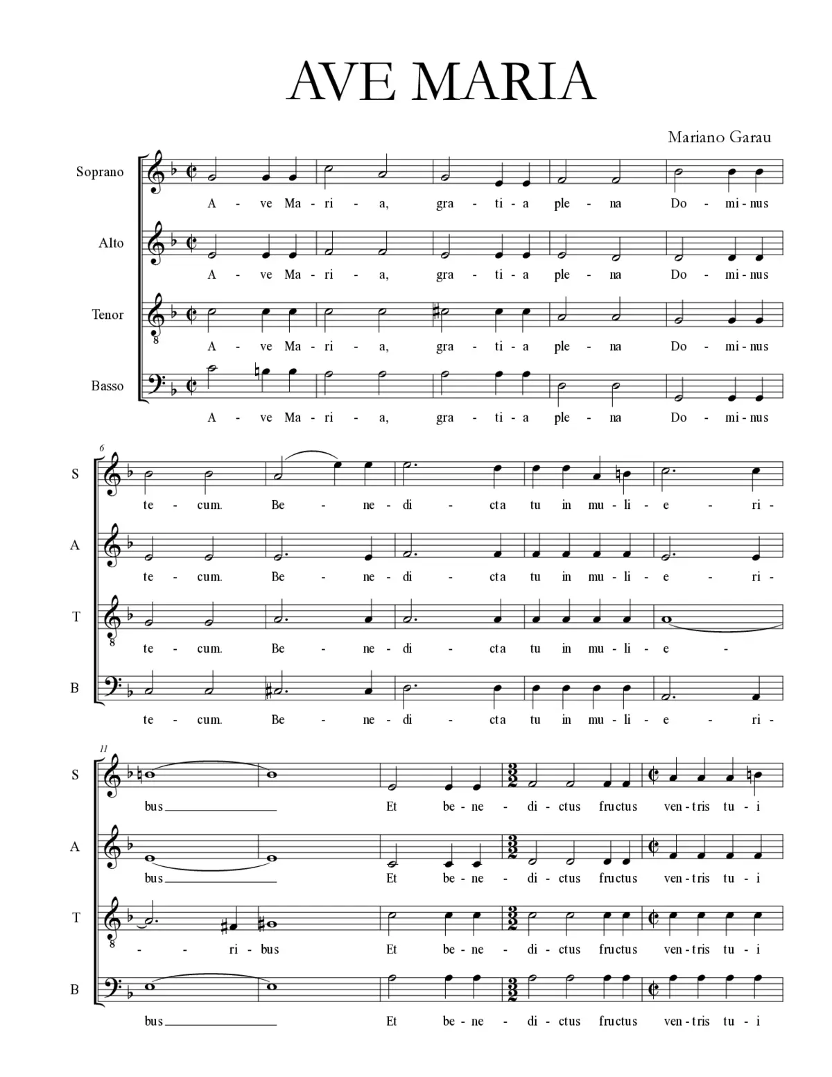 Ave Maria V - Page 1