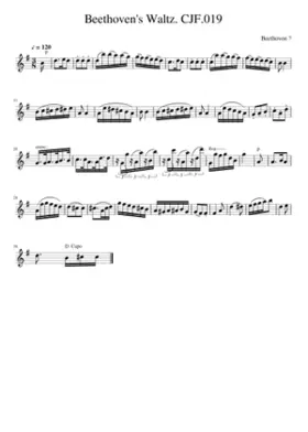 Beethoven's Waltz. CJF.019