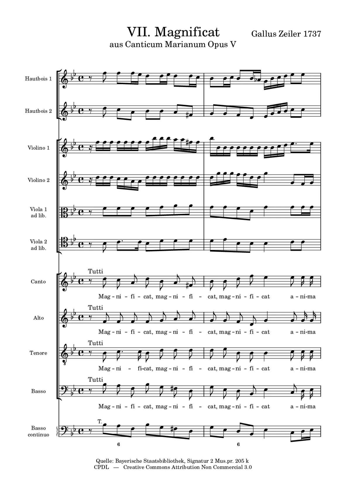 Magnificat, Op.5,07 - Page 1