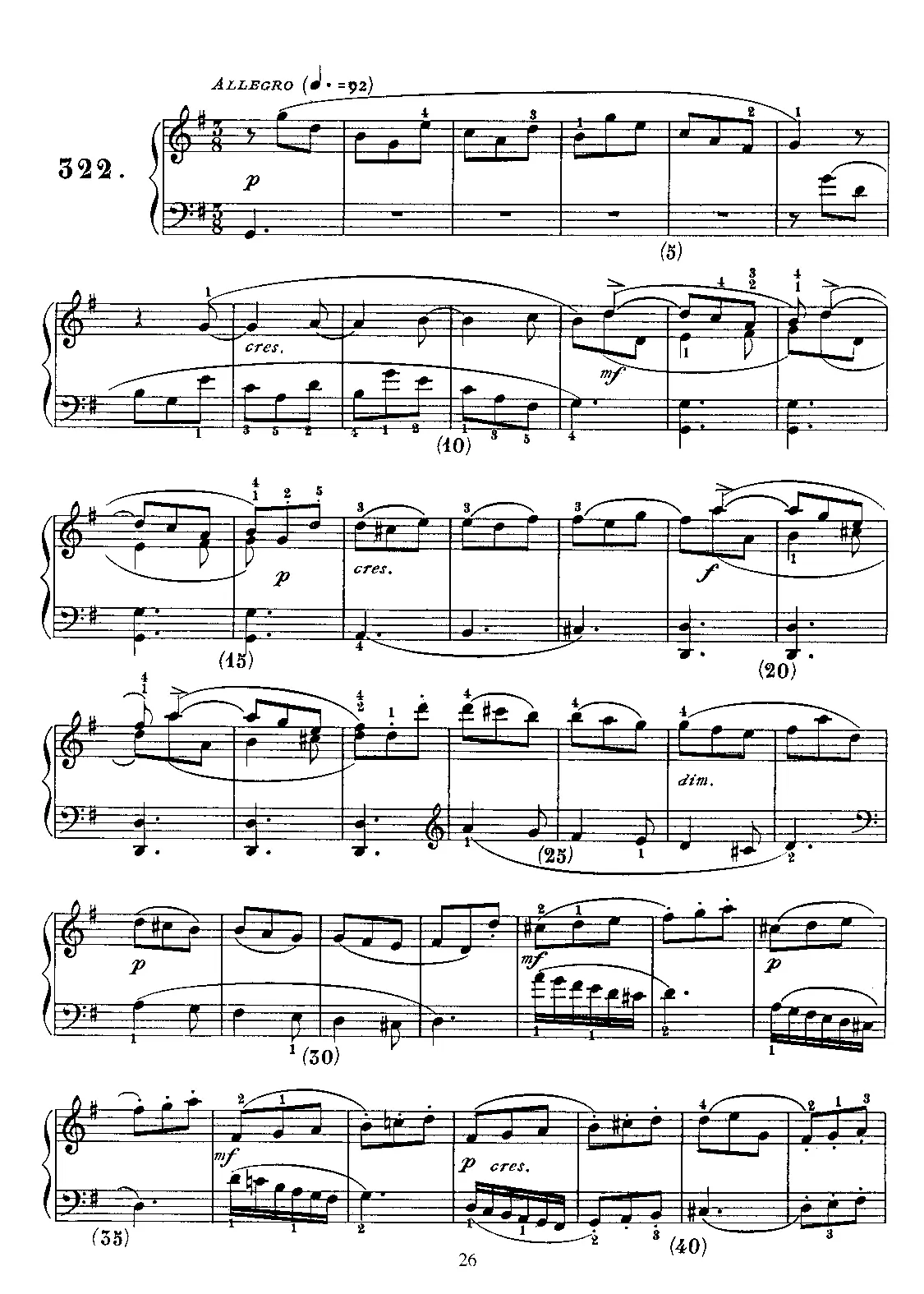 Keyboard Sonata in G major - Page 1