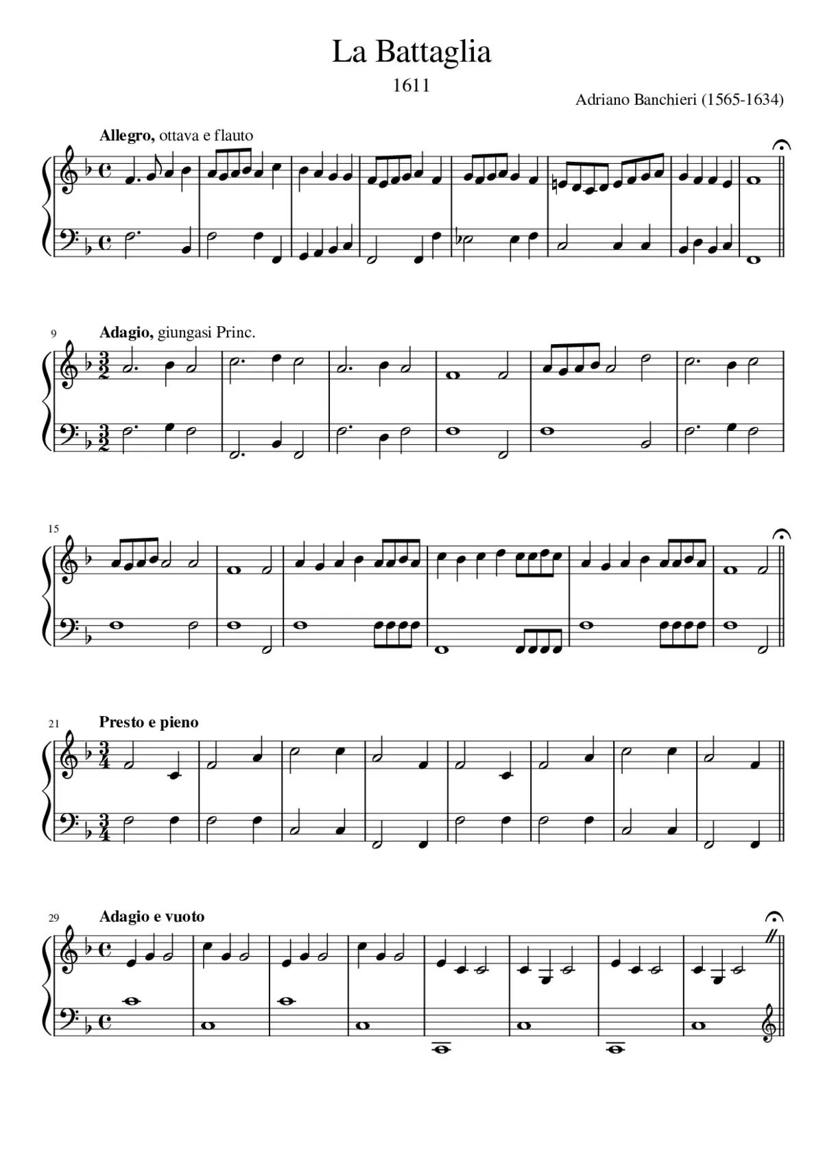 La Battaglia Op.25 No.20 - Page 1