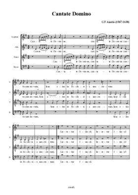 Cantate Domino