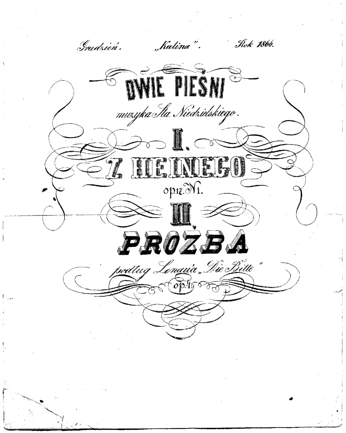 2 Pieśni - Page 1
