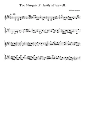 The Marquis of Huntly's Farewell