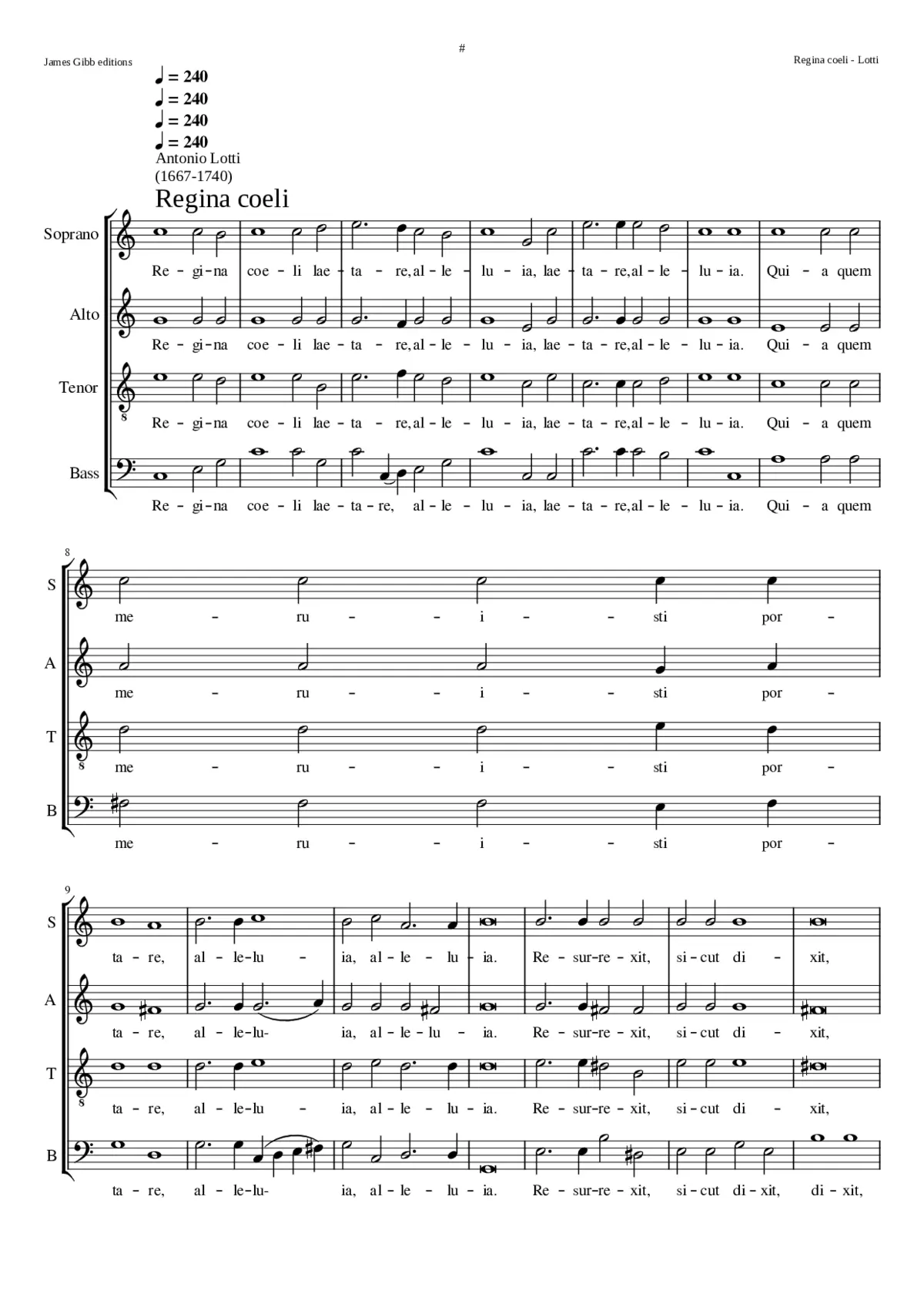 Regina coeli - Page 1