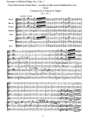 Organ Concerto in G minor