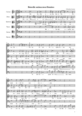 Benedic anima mea Domino