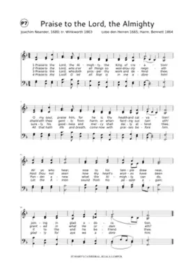 praise to the lord the almighty