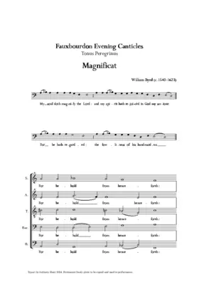 Magnificat and Nunc dimittis