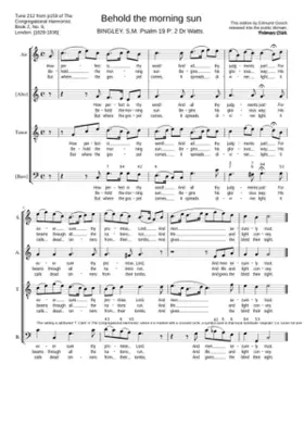 Behold the morning sun