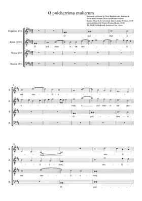 O pulcherrima mulierum