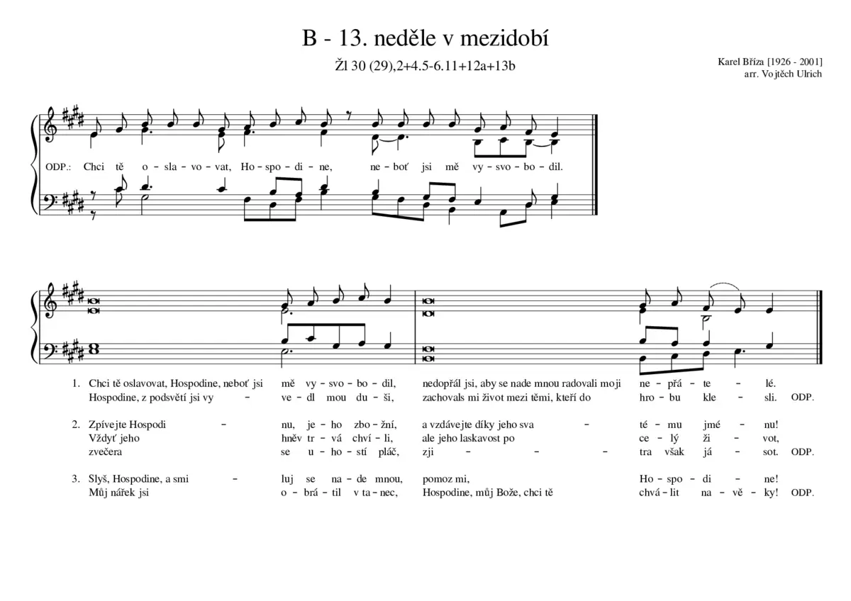 B - 13. neděle v mezidobí - Page 1