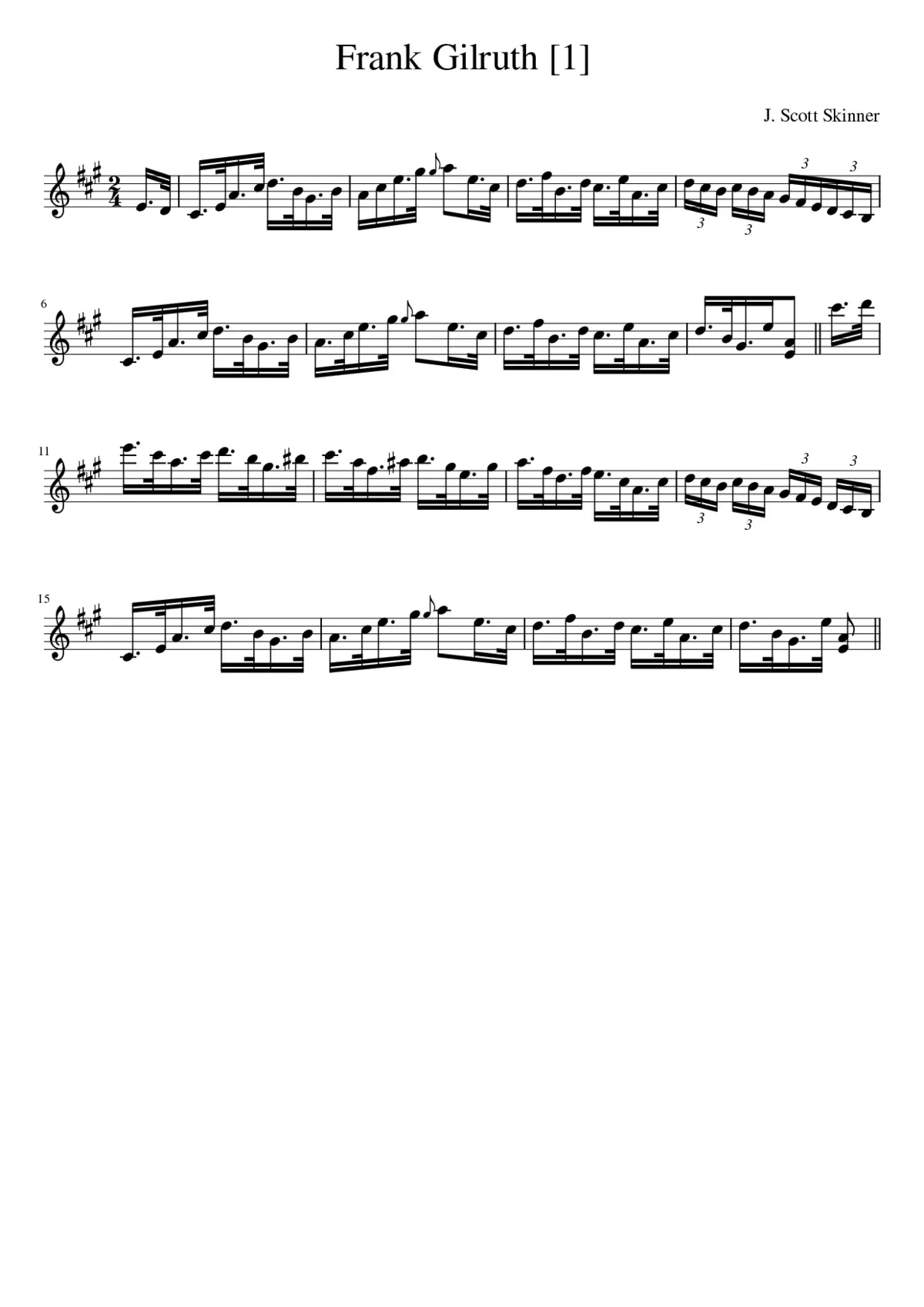 Frank Gilruth - Page 1