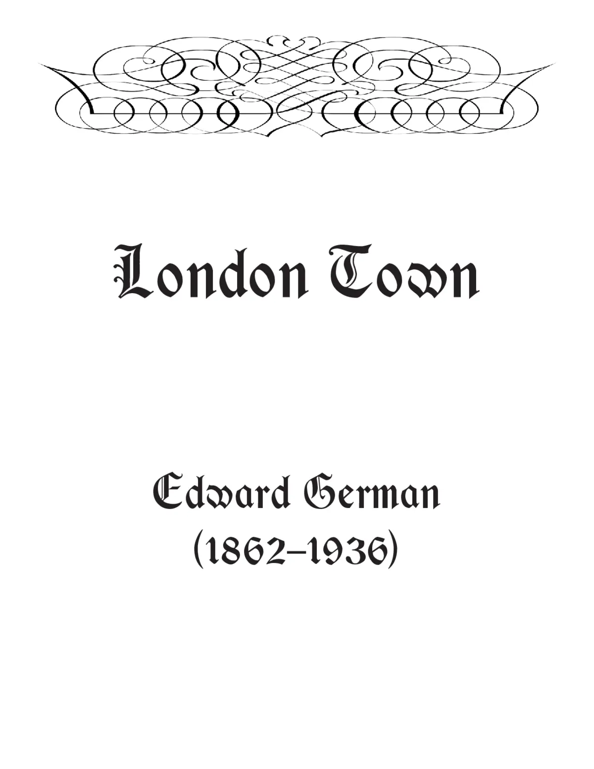 London Town - Page 1