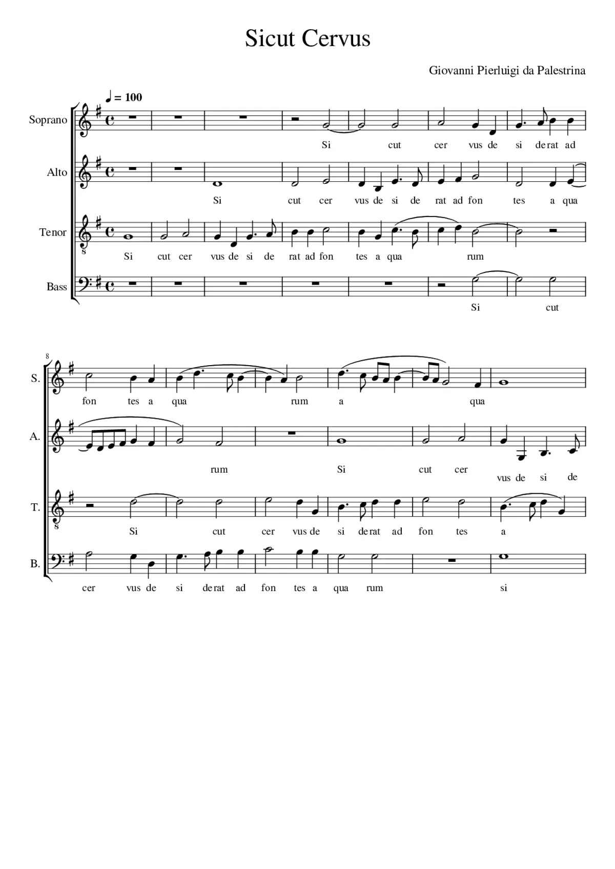 Sicut cervus - Page 1