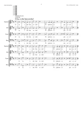 O la o che bon eccho! (The Echo Song)