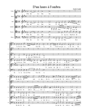 D'un lauro à l'ombra