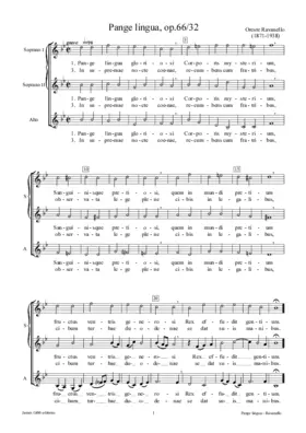 Pange lingua, op. 66/32