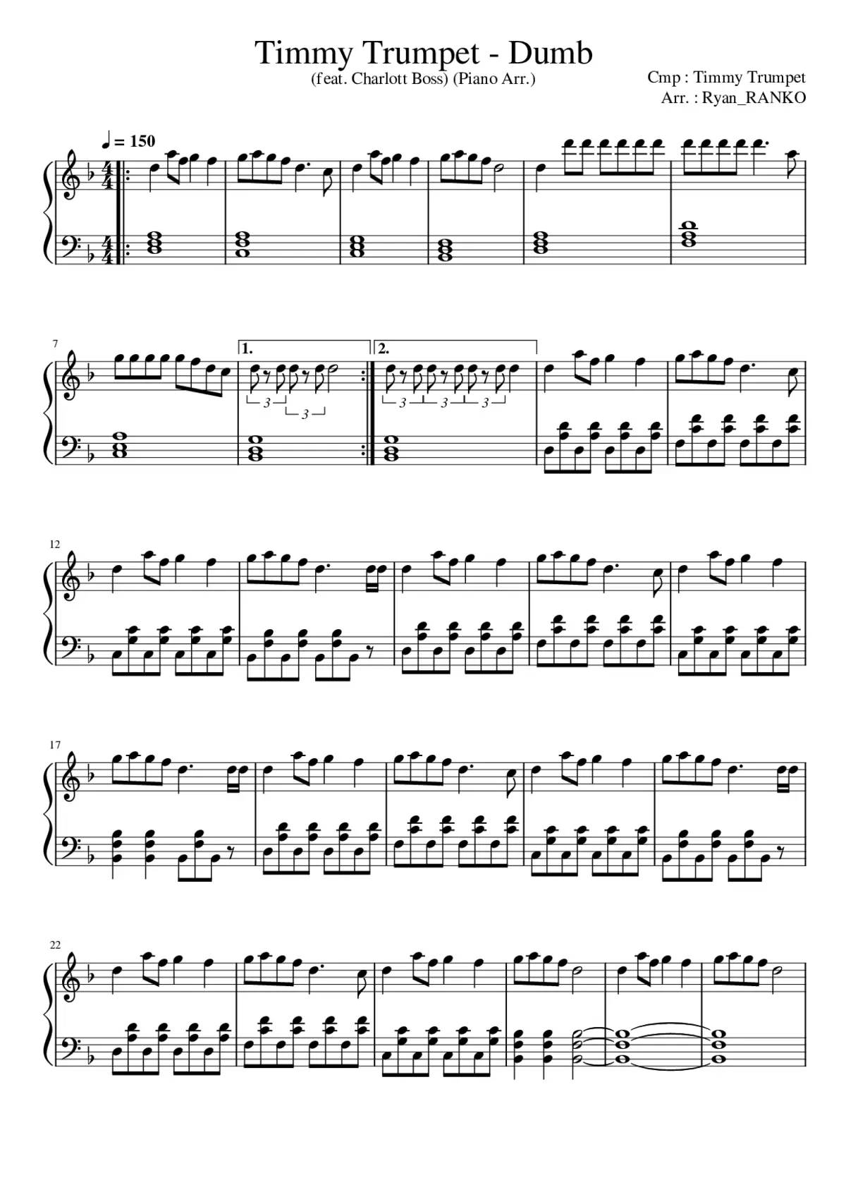 Dumb (feat. Charlott Boss) - Page 1