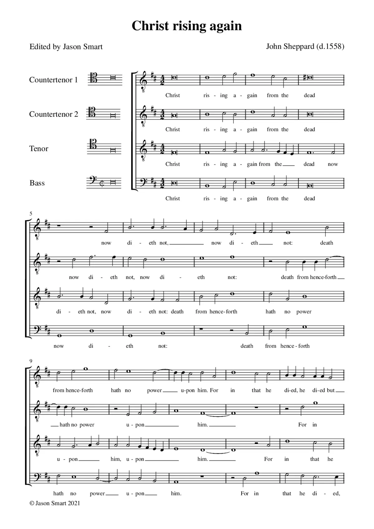 Christ rising again - Page 1