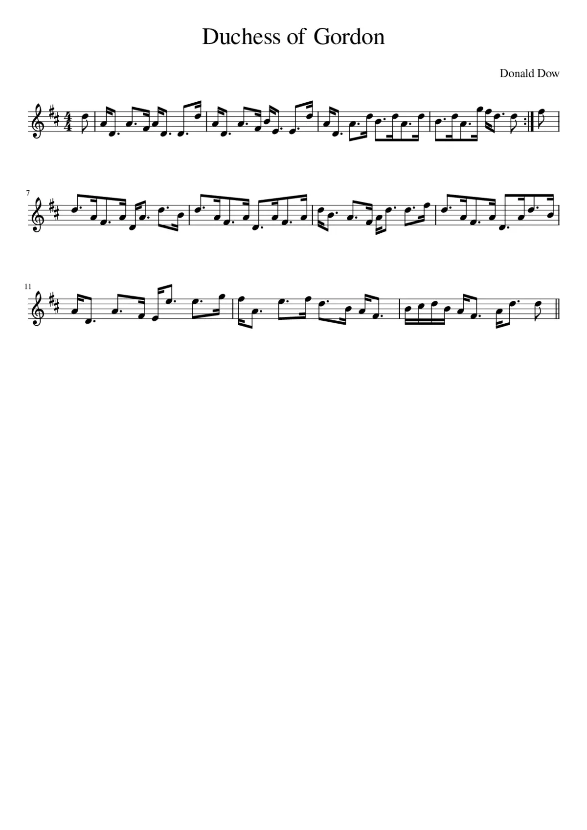 Duchess of Gordon - Page 1