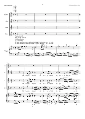 The heavens declare the glory of God