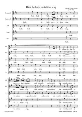 Hark the birds melodious sing