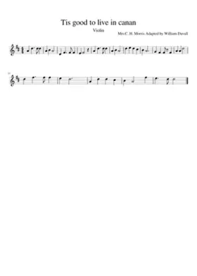 Tis Good To Live In Canaan