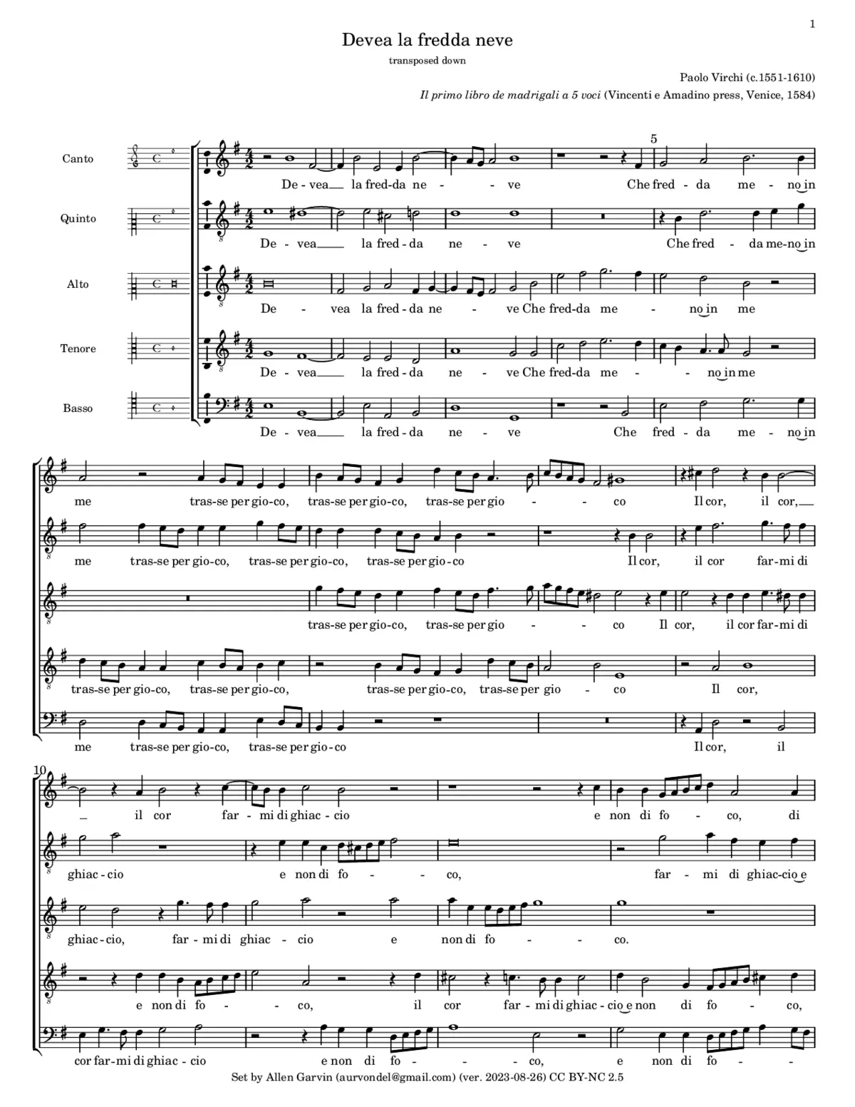 Devea la fredda neve - Page 1