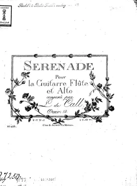 Sérénade, Op.14