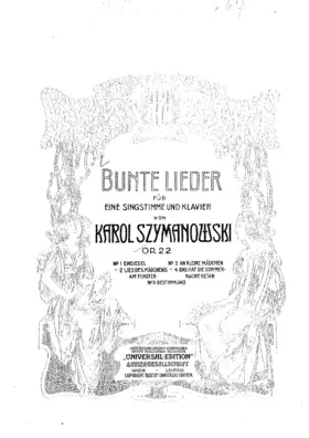 Bunte Lieder